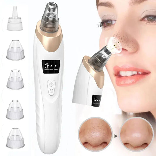 Flawless Blackhead Removal with Derma Suction